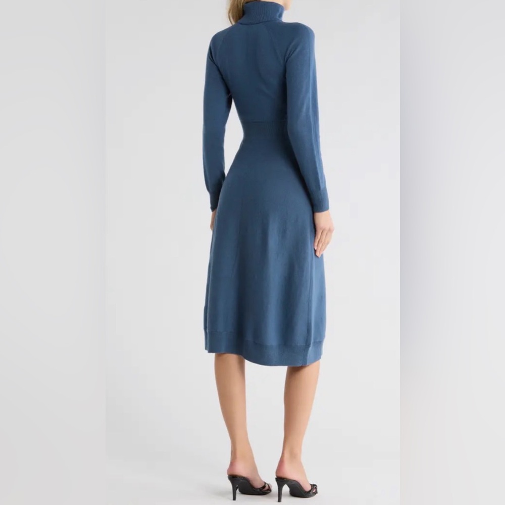 Derek Lam 10 Crosby - Becky Long Sleeve Turtleneck Wool Sweater Dress size S - Picture 2 of 7